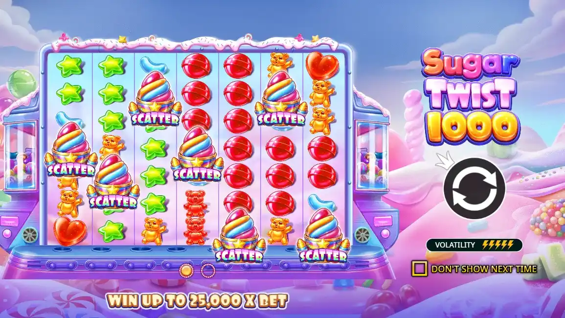 Sugar Twist 1000 Enhanced RTP screenshot